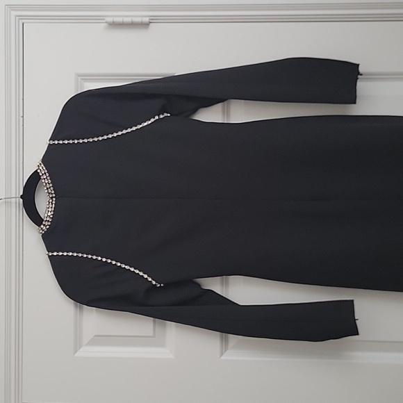 Mac Duggal black dress with gem detailing - Picture 14 of 15